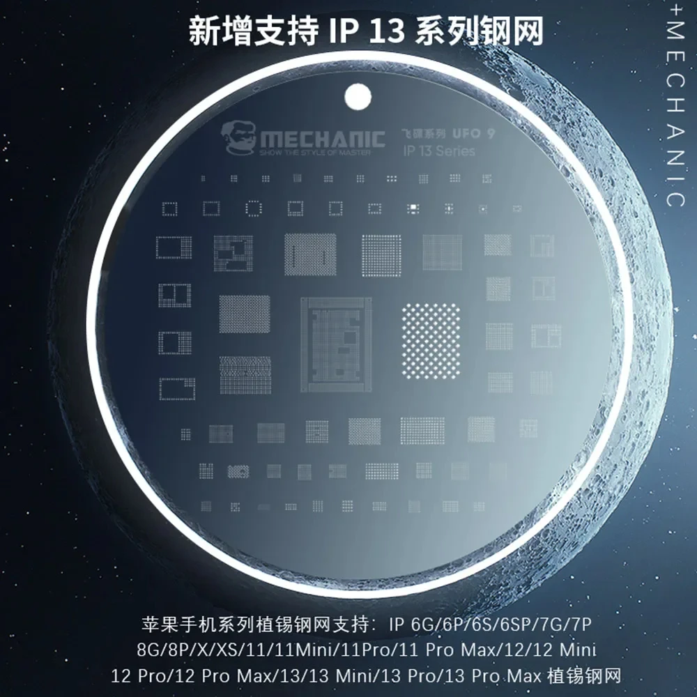 Механик 10 в 1 серия НЛО высокая термостойкость Quare круглое отверстие стальной