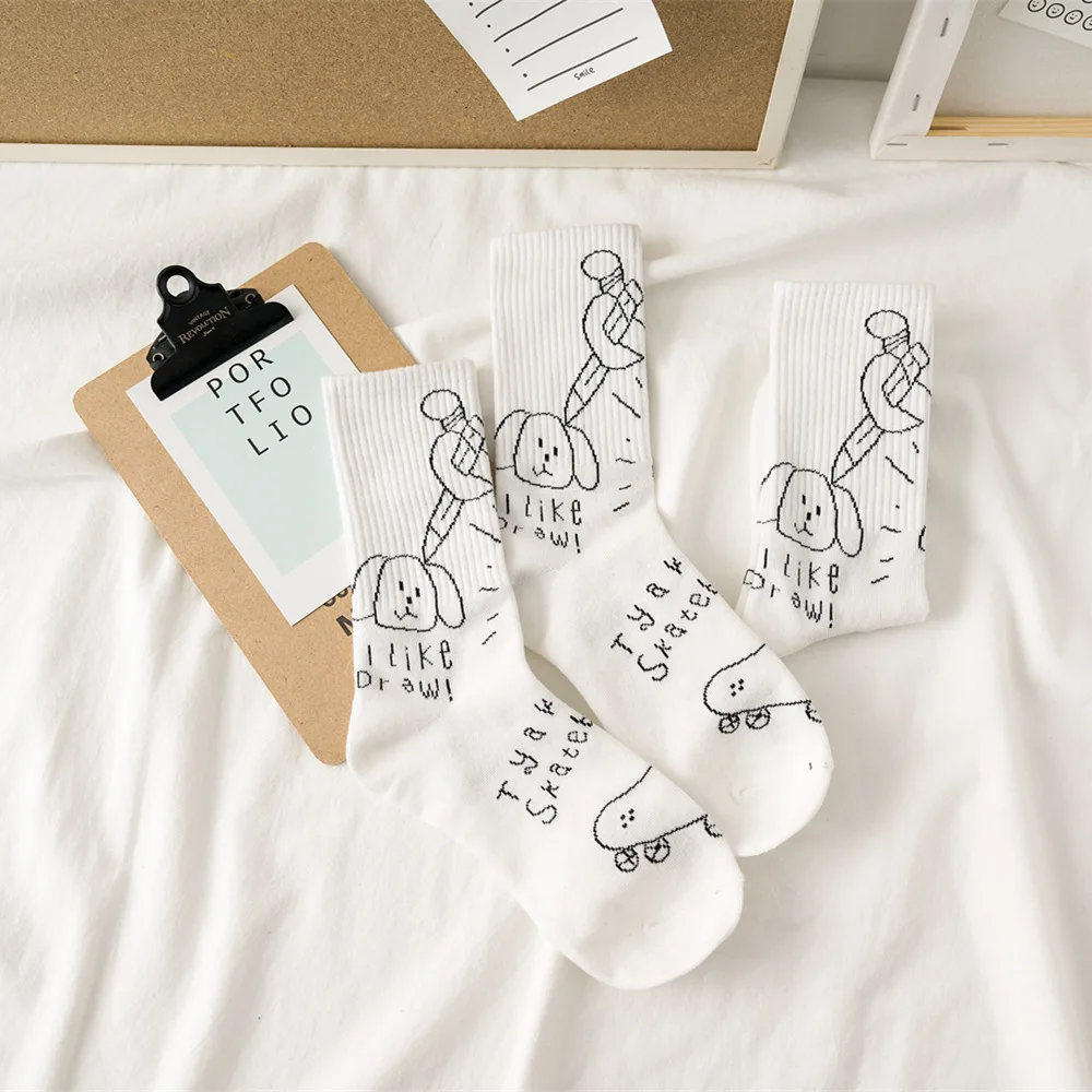 Женские носки в Корейском стиле полосатые длинные Сейлор Мун | Женская одежда