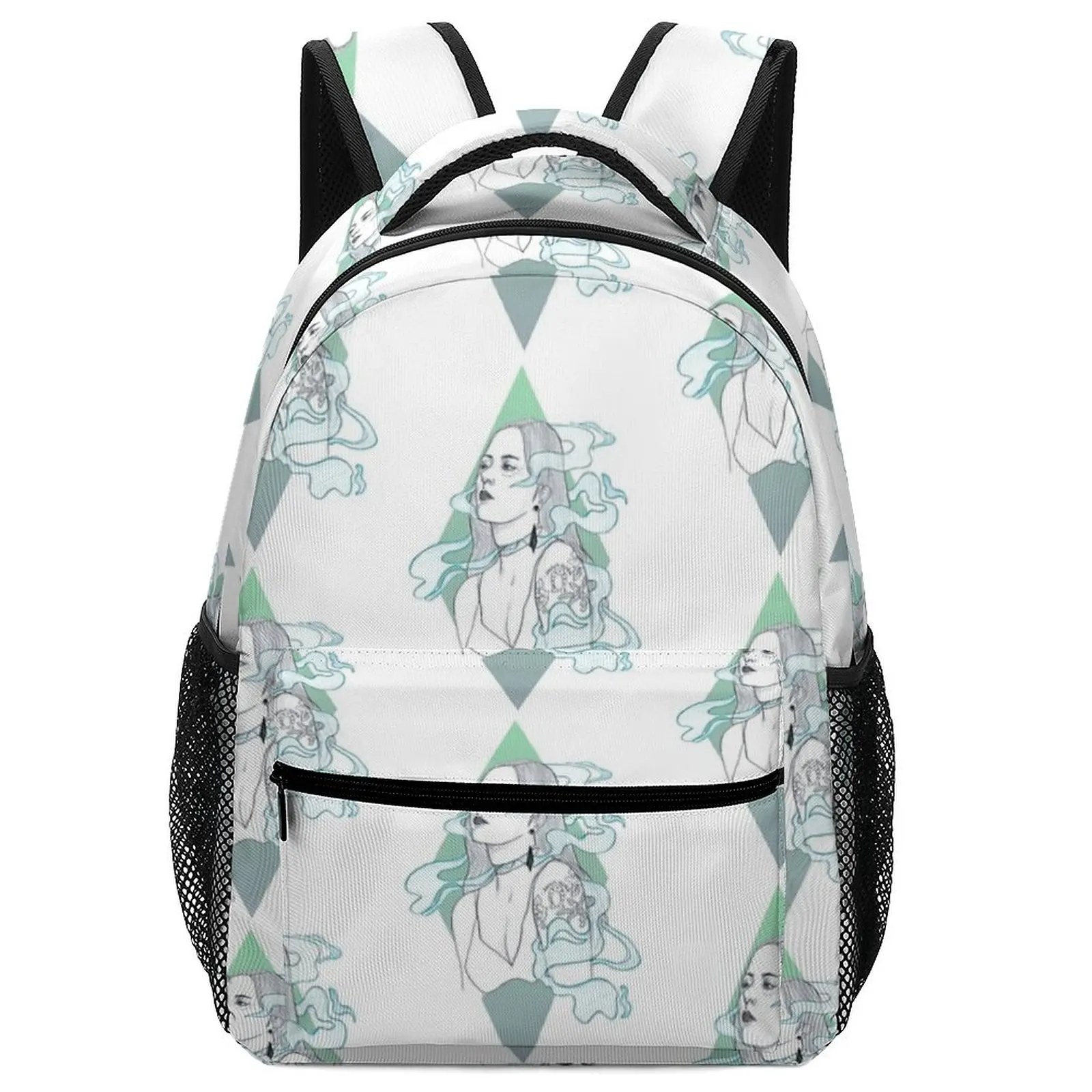 Cute Smoke + Mirrors Art Customizable Child Backpack for Student Kids School Bags for Women Middle School Backpack Boys