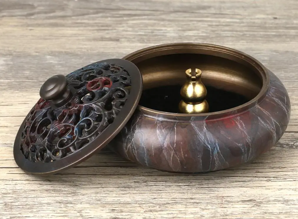

copper Coil Incense Aroma Burners Censer 7*9.5*6CM 0.5kg