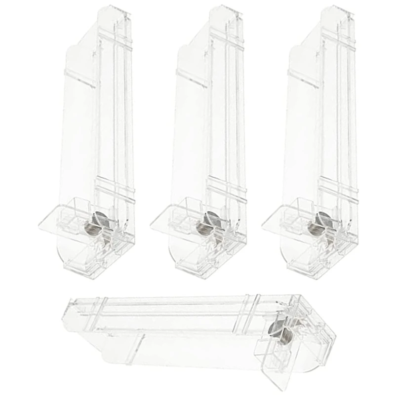 

4Pcs Pushers Clear Display Case Dispenser Car Hud Showcase Rack Cigarrette Display Shelves Auto-Push Case