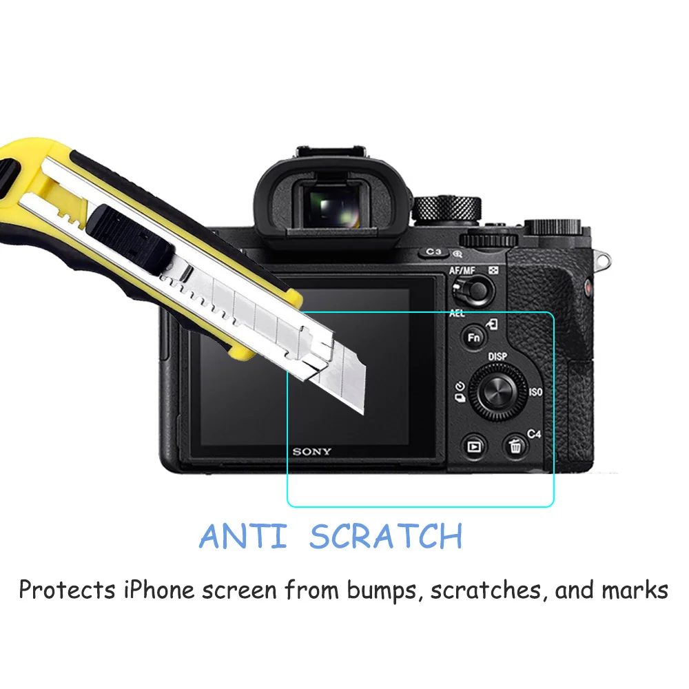 2 шт. Защитное стекло для камеры Sony A7 IV A7II A7III A7S A7R A7R2 A7R3 A7R4 HD |