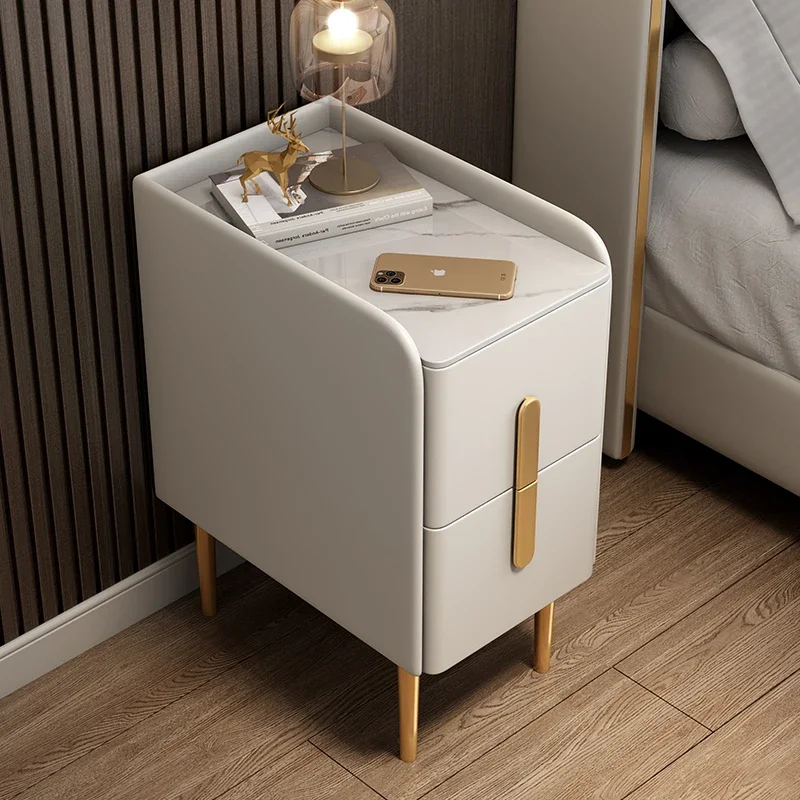 Простой роскошный прикроватный столик недорогой скандинавский Маленький