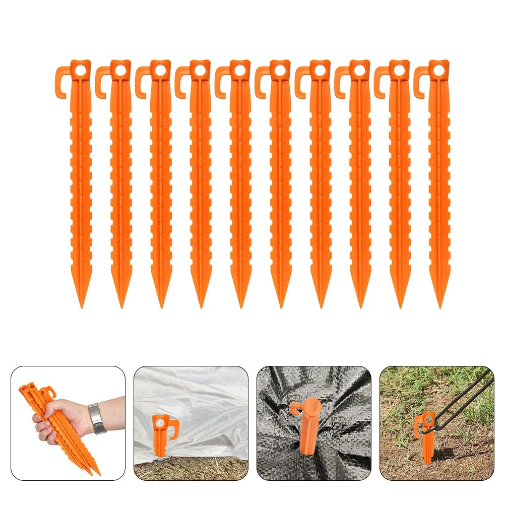 

Tent Stakes Pegs Camping Peg Canopy Ground Garden Sand Anchor Beachnail Gardening Anchoring Spikes Anchors Duty Heavy Outdoor