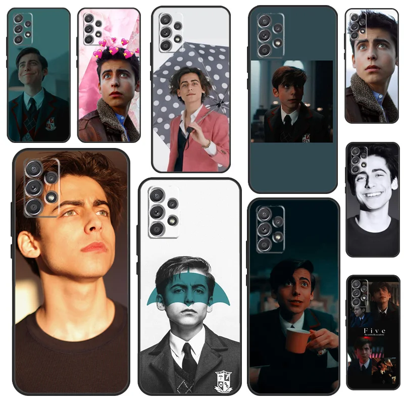 Чехол Umbrella Academy Aidan Gallagher для Samsung Galaxy A35 A55 A53 A33 A13 A15 A36 A56 A26 A16 A22 A32 A52 A54 A34 A05 A06
