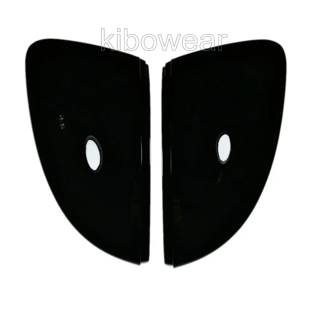 

Black Side Wing Mirror Caps Cover for Skoda SuperB III 2016 2019 Octavia Mk3 A7 5E for VW T-ROC Replace 2017 2018 pair