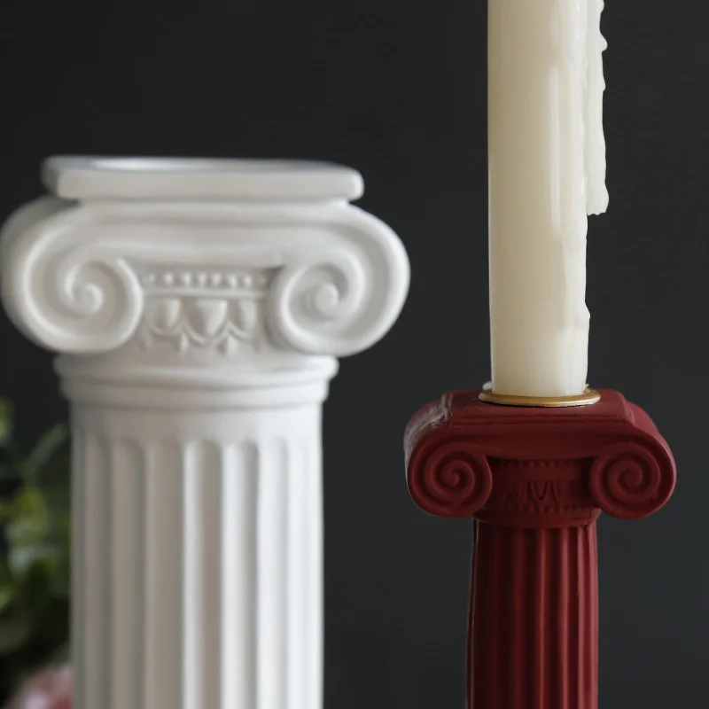 Древний греческий ионский римский колонна ароматерапия подсвечник Morandi