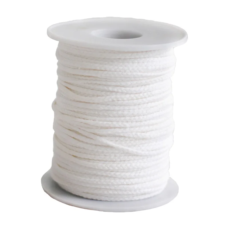 

61m Non-Toxic Environmental Spool of Cotton Braid Candle Wicks Wick Core for DIY Oil Lamps Handmade Candle Making Supplies
