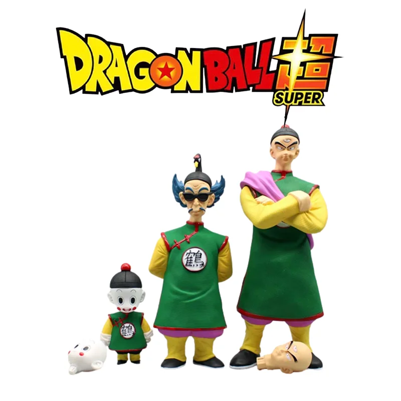 Dragon Ball Z Tien Shinhan Chiaotzu Crane Immortal Anime Figure Gk Cute Figurine Pvc Collection Decoration Model Kids Toys Gifts