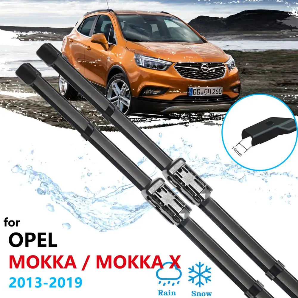 

Car Wiper Blades for Opel Mokka 2013 2014 2015 2016 2017 2018 2019 Front Windscreen Brushes Washer Accessories Vauxhall Mokka X