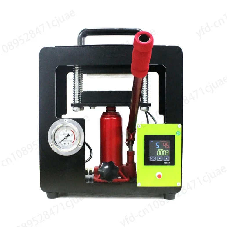 10-тонные двойные нагревательные пластины Гидравлический пресс для канифоли