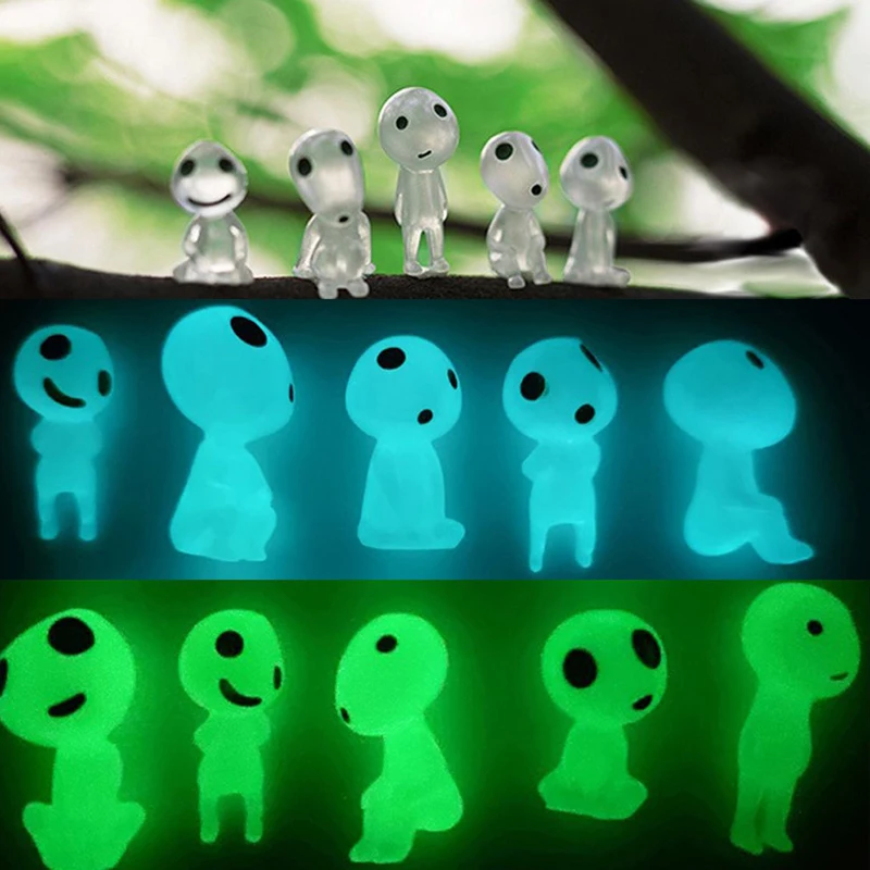 

10/20 шт., миниатюрные светящиеся фигурки эльфов