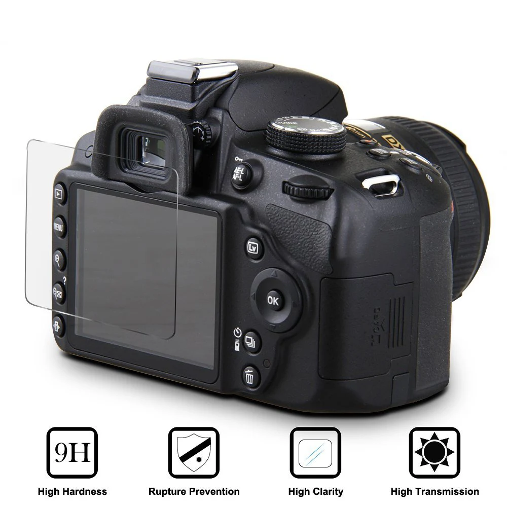Glass Screen Protector for Canon G9X G7X G5X 6D 7D Mark II III 200D 750D 760D 77D 80D 800D 850D 90D 1300D 1500D R3/R5/R6/RP M200 |