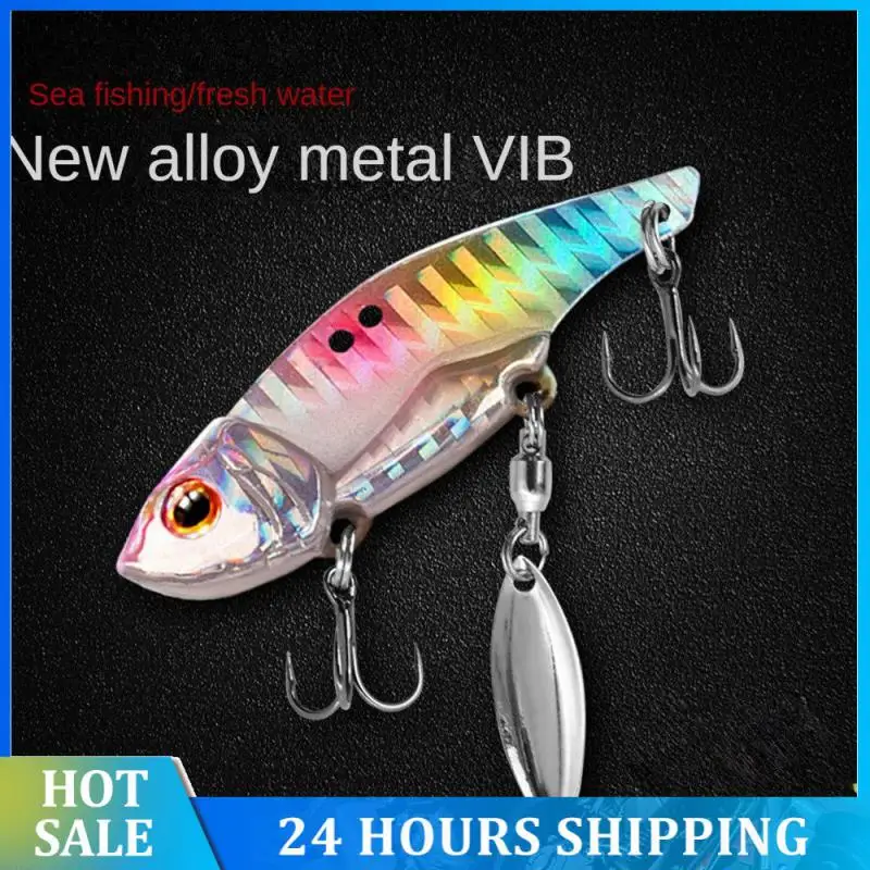 

Spinner Fishing Lures 1Pc Rotating Metal VIB Wobblers Spoon Crankbaits Fishing Baits With Sharp Hook Pesca Tackle Hard Spoonbait