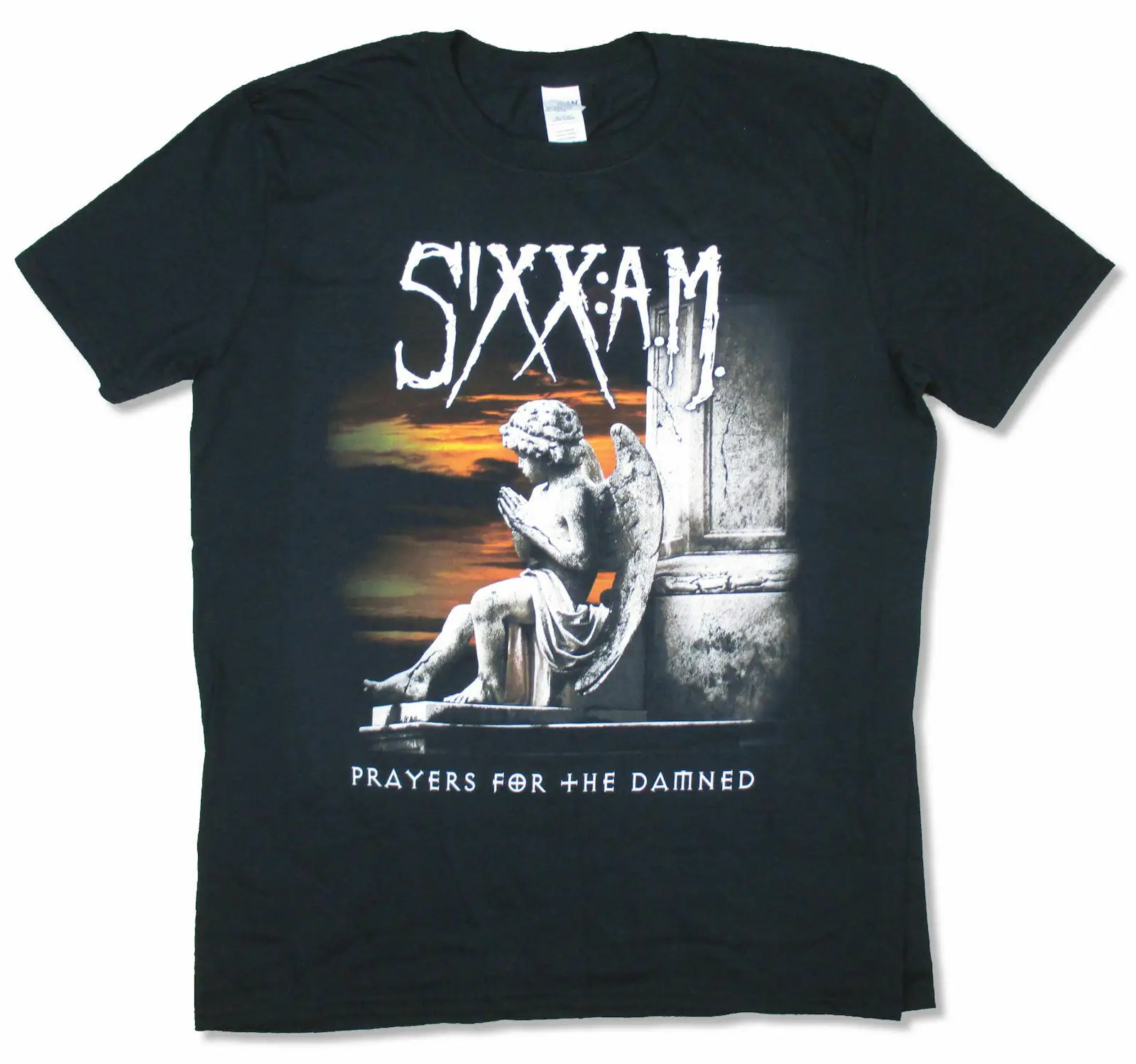 

Sixx A.M. AM Prayers Cover World Tour 2016 Black T Shirt New Band