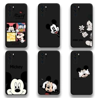 funny cartoon mickey mouse phone case for huawei p20 p30 p40 lite e pro mate 40 30 20 pro p smart 2020
