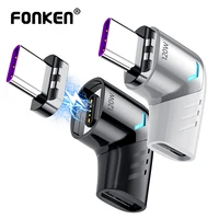 fonken usb c charger adapter 100w fast charging type c magnetic cable converter for xiaomi mi 9 redmi note 10 samsung note 10 9