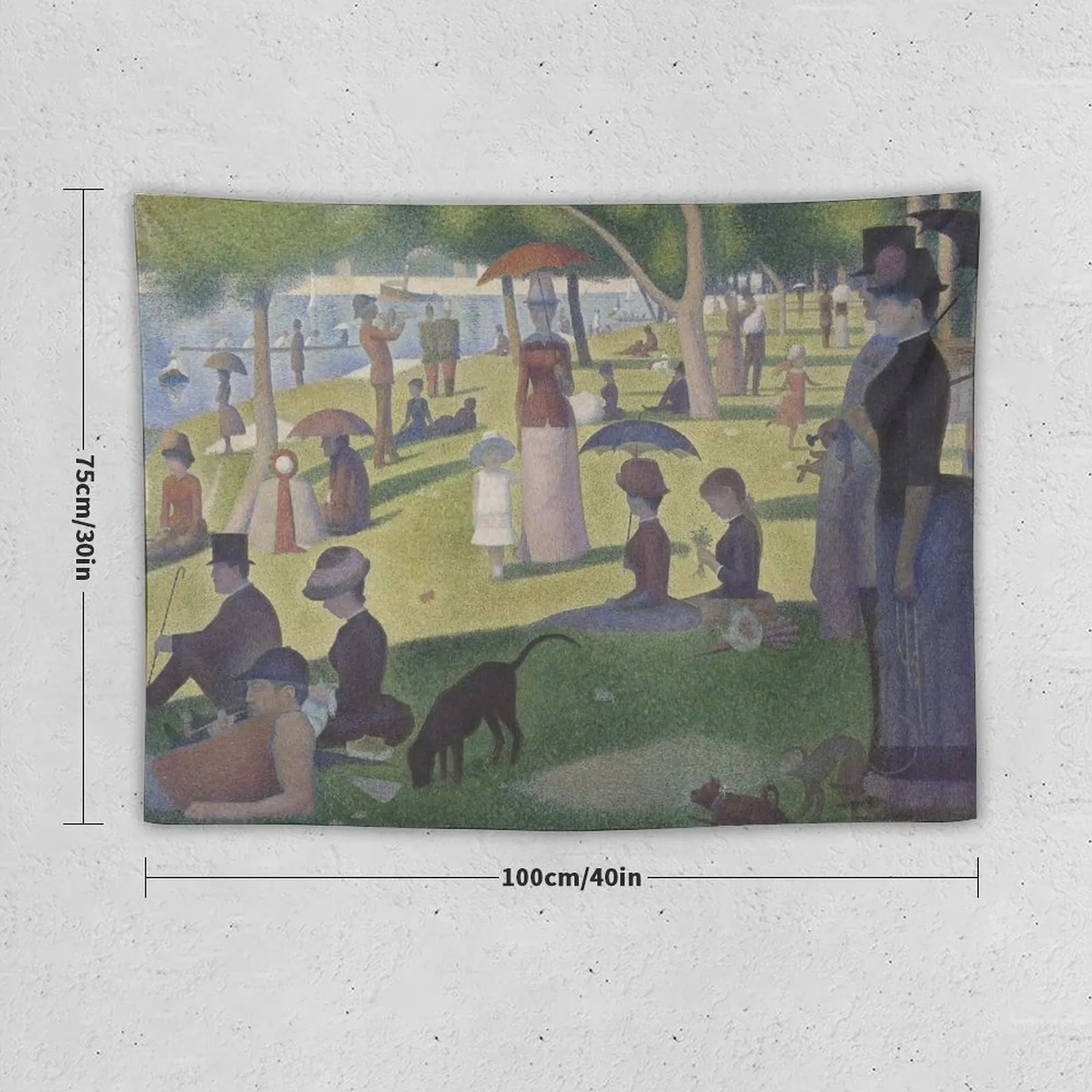 Гобелен Georges Seurat A Sunday on La Grande Jatte 100% полиэстер
