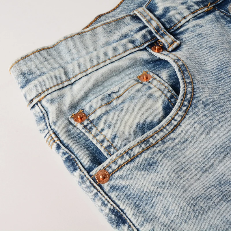 Мужская одежда уличные брендовые пурпурные джинсы в стиле хип-хоп повседневные