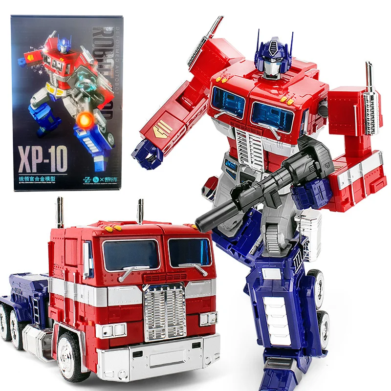 Фигурка Optimus Prime Transformer 32 см автомобиль-робот из унисекс приятный для детей