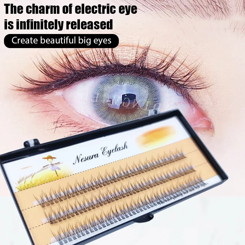 

Одиночный кластер горячего расплава наращивание волос ресницы Посадка ресниц одиночные накладные ресницы мягкие и натуральные длинные на...