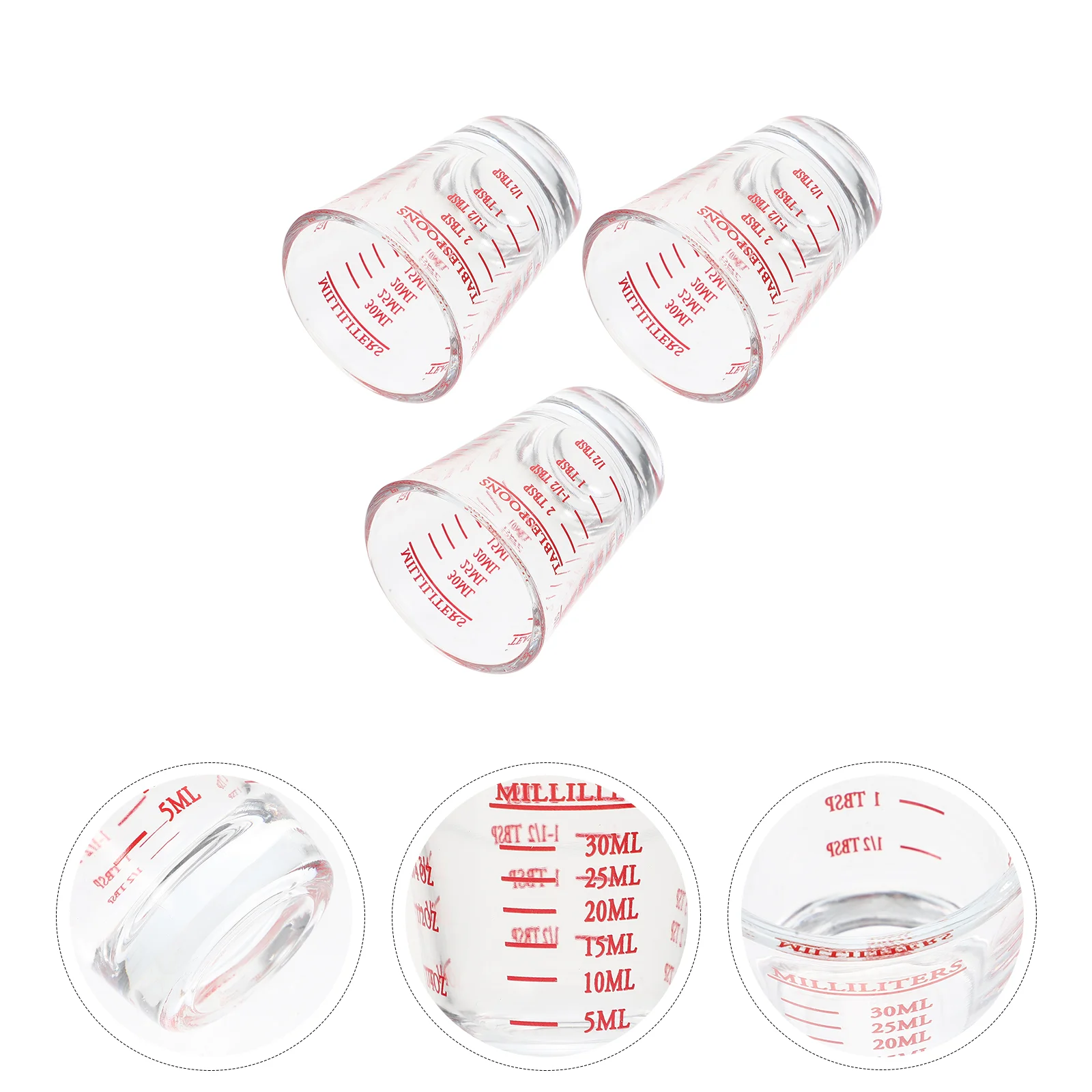 

Measuring Cup Glass Cups Coffeeshot Espresso Clear Liquid Baking Graduatedwith Pitcher Bar Jigger Measure Mixing Containers