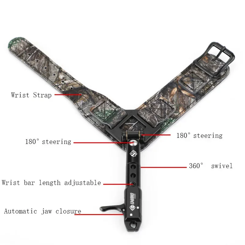 Ремешок для стрельбы из лука вспомогательные средства освобождения складной