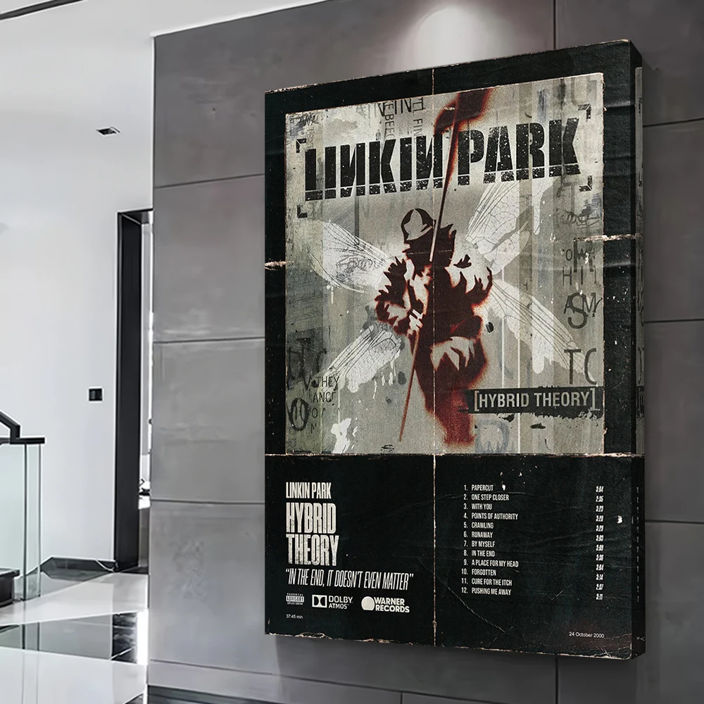 Фото Linkin Park гибридная теория печати плакатов настраиваемые картины настенная живопись на холсте для интерьера аксессуары Декор комнаты №2