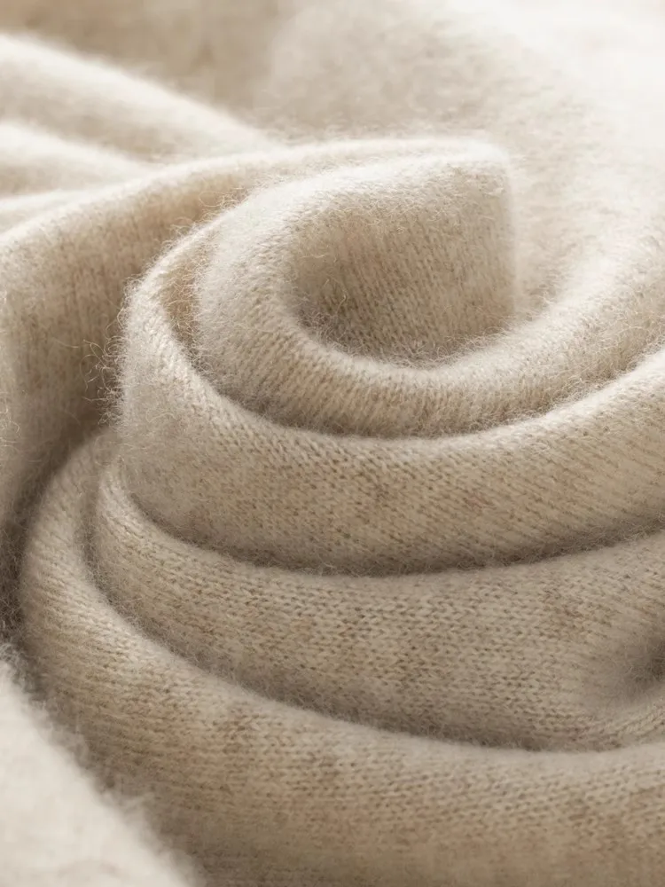 100% кашемировый свитер для мужчин Осень-зима 2023 повседневные теплые удобные