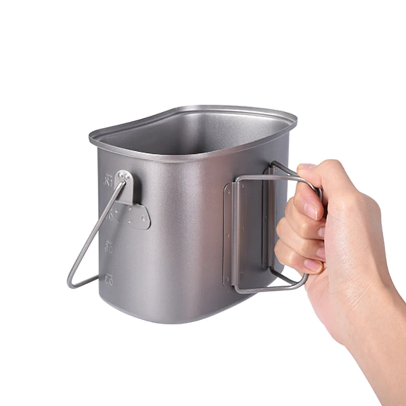 Титановая посуда Boundless Voyage для кемпинга столовая набор приготовления пищи