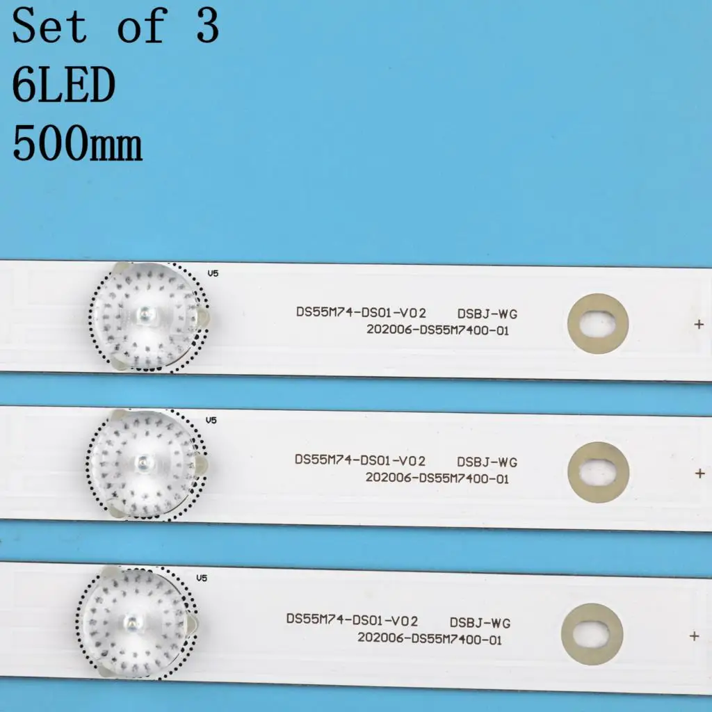 3pcs/set LED backlight strip 6 lights LED28C310A LED28C310B JS-LB-D-JP2820-061DBAD JS-LB-D-JP2820-051DBAD