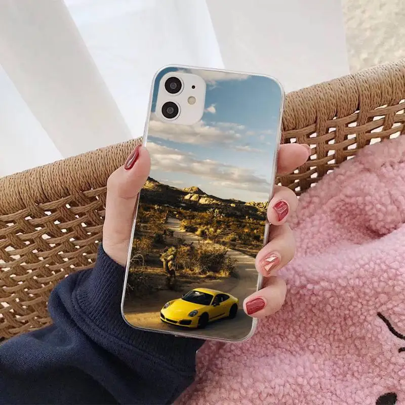 Чехол для телефона MaiYaCa с изображением спортивного автомобиля и пейзажа iPhone 11 12 13