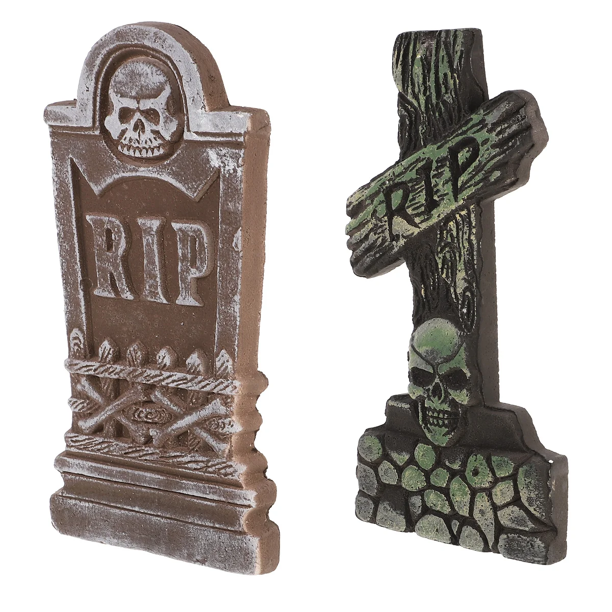 

2 Scary Decor Tombstones Decor Party Supplies Gravestones