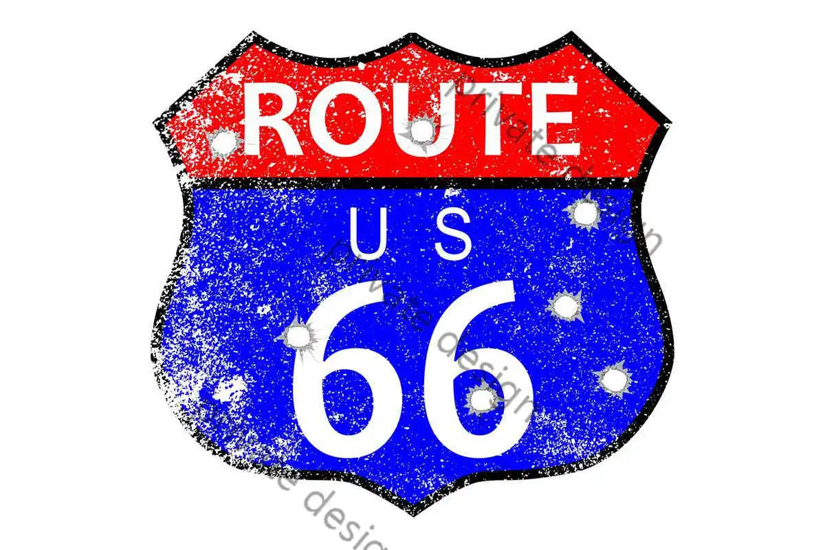 

Route 66 отверстия для пуль украшение комнаты Ретро винтажный металлический жестяной знак оловянные пластины Настенный декор для художествен...