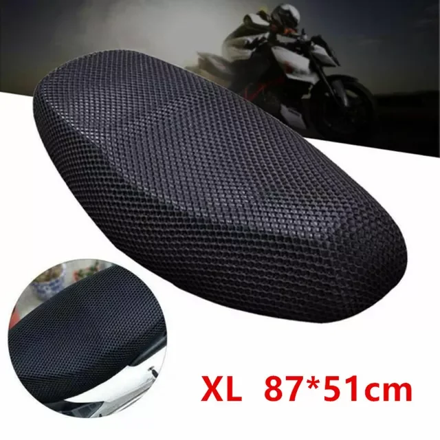 

Summer Cool 3D Mesh Motorcycle Moped Motorbike Scooter Seat Covers Cushion Anti-Slip cover Grid protection pad