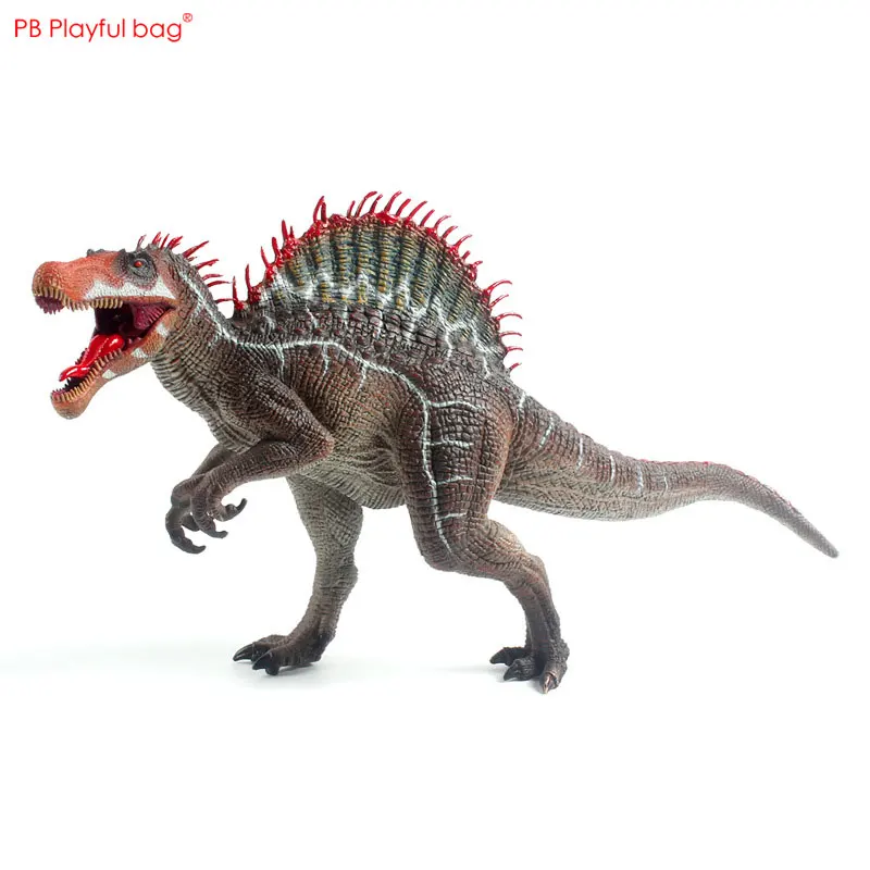 Большая детская твердая имитация динозавра Юрского периода модель Raging спинозавр