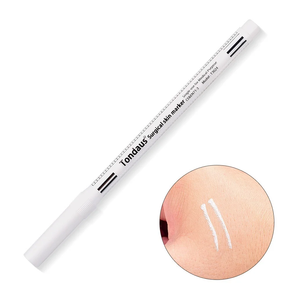 

1pcs White Surgical Eyebrow Tattoo Skin Marker Pen Tools Microblading Accessories Tattoo Marker Pen Permanent Makeup