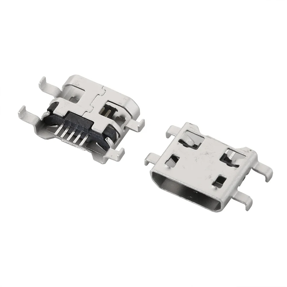 Фото Micro USB 2P 5P разъем для зарядного порта, зарядное устройство DIP SMD для телефонов, планшетов, колонок и т. Д., разъем питания №5