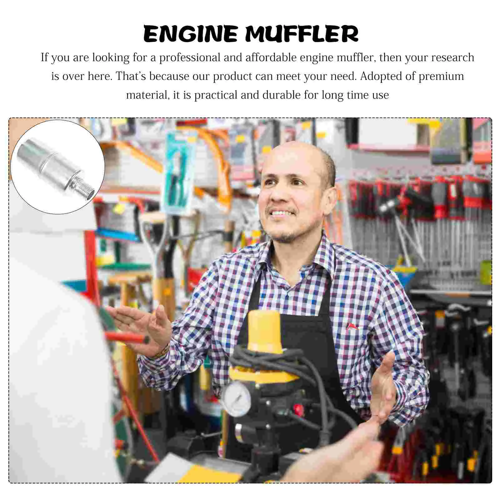 Глушитель деталь газонокосилки для генератора 212 аксессуары двигателя Predator