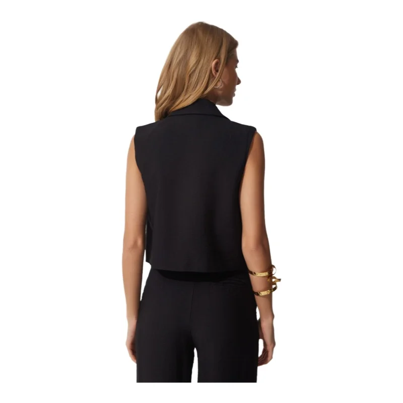 TYZA женские жилеты стандартного кроя тканые повседневные однотонные пальто и