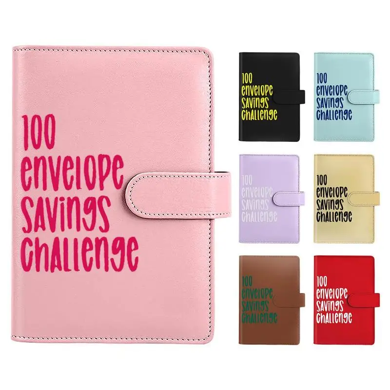 

100 Envelopes Money Saving Challenge Budget Binder Savings Challenges Binder Budget Binder with Cash Envelope for Budget Planner