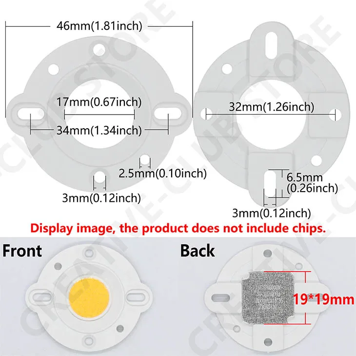 

Светодиодный модуль DT&ZM 17 мм 9 мм
