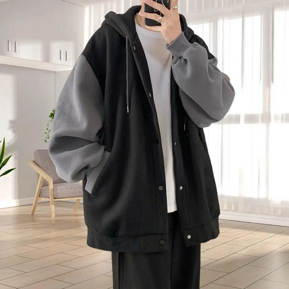 

Popular Unisex Jacket Loose Spring Autumn Relaxed Fit Ribbed Cuff Sweatshirt Coat Super Soft Sweatshirt Coat for Dating