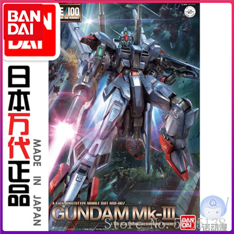 

Bandai Gundam модель в наличии в сборе 94862 RE 002 1/100 MSF-007 Gundam MK-3 MK-III искусственная фигурка аниме игрушки фигурка подарок