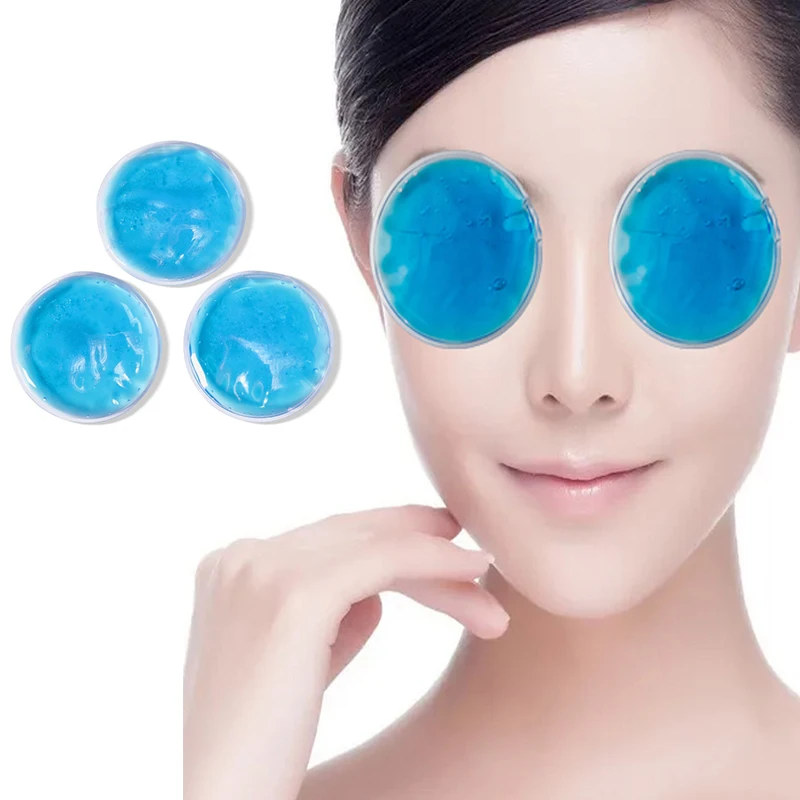 

1PCS Portable Reuseable Cold Sleeping Eye Mask Gel Eye Patches Fatigue Relief Reduce Dark Circles Summer Compress Mask Eye Pads
