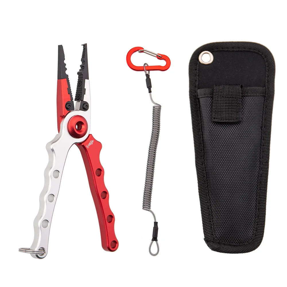 Алюминиевые рыболовные плоскогубцы кусачки для оплетки разъемных колец