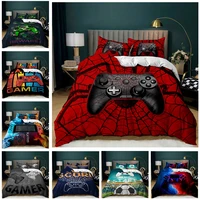 gamer duvet cover for boysgame controller quilt cover kingqueen sizecool gamepad bedding set kids teenmodern gamer bedding