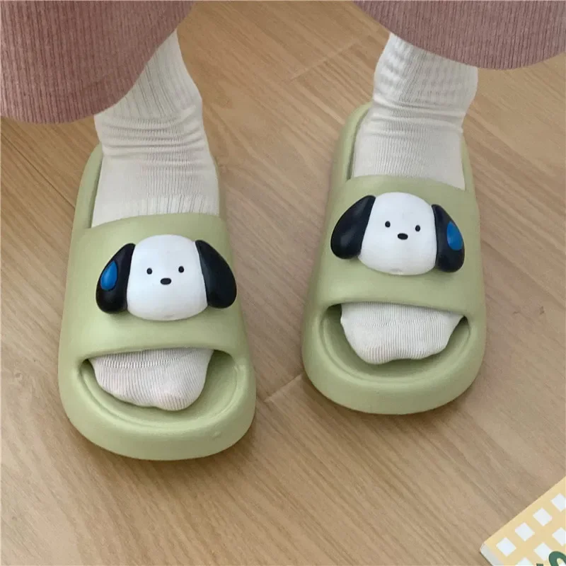 Сандалии Snoopy женские на толстой подошве летние домашние Тапочки для ванной