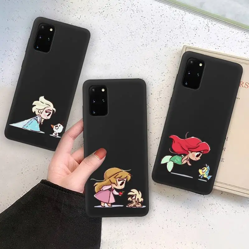 

Princess Pocahontas Moana Jane Alice Phone Case Soft For Samsung Galaxy Note20 ultra 7 8 9 10 Plus lite M21 M31S M30S M51 Cover