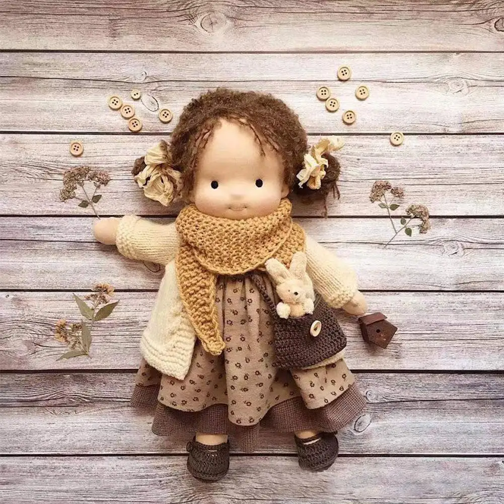 

Waldorf Plush Cotton Body Handmade Soft Stuffed Kawaii With Figure Comfort Birthday Toy Set Gift Cloth Full Baby I5e9
